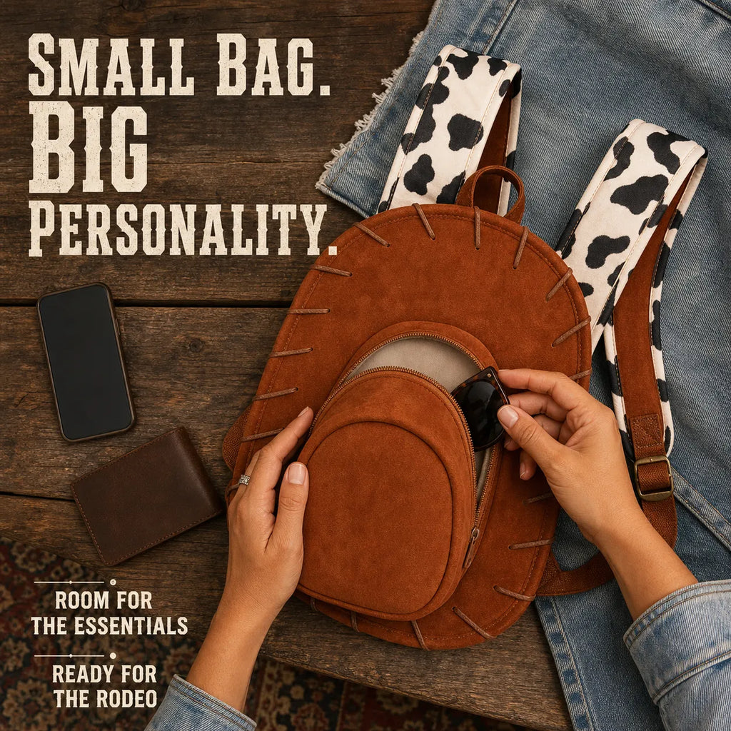 Western Cowboy Hat Backpack