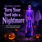 Solar Skeleton Yard Stake – Halloween Garden Light