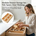 🧺 Modular Drawer Organizer Set – Clean Space, Clear Mind