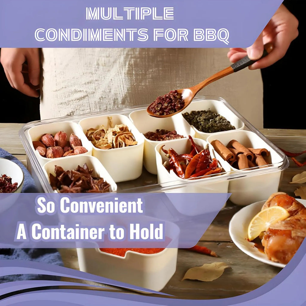 🍱 Air-Tight Snackle Box Container (8 Compartments)
