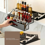 3-Tier Pull-Down Cabinet Spice Rack