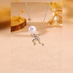 Keep Going Pearl Pendant Necklace