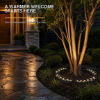 360° Warm White Tree Ring Landscape Lighting Kit