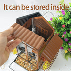🐦 Outdoor Bird Feeder with Dual Suet Cages