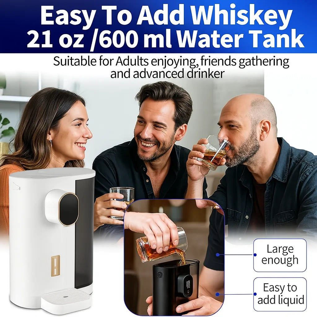 Smart Whiskey Dispenser – Perfect Pour, Every Time, Hands-Free