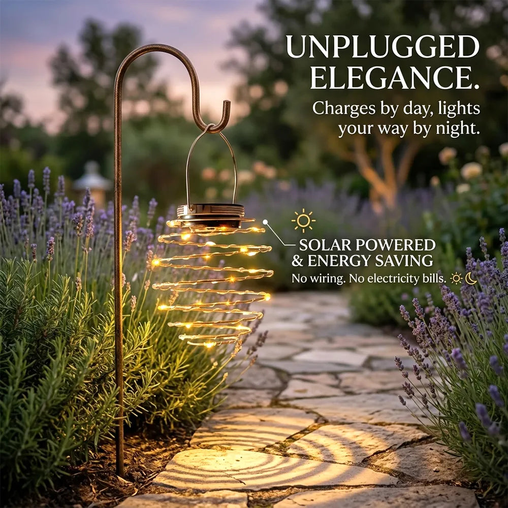 4-Pack Outdoor Solar Pendant Lights ✨🌙