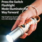 🔦Mini Laser Flashlight — Portable Multi-Function Outdoor Light