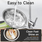 ✨ 5QT Round Stainless Steel Chafing Dish Set