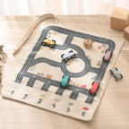 Wooden Cars & Road Map Game 🛒BUY 2 FREE SHIPPING