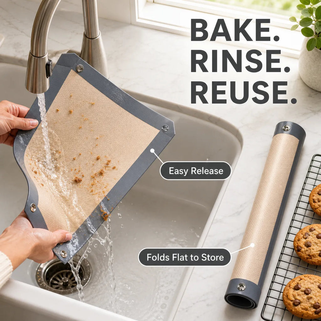 Snap-Corner Nonstick Baking Mat