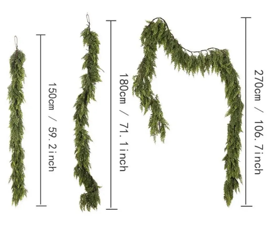 🎄 Christmas Cedar Rattan Wreaths