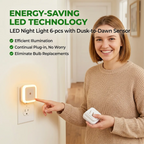 🌙 LED Night Light 6-pcs with Dusk-to-Dawn Sensor