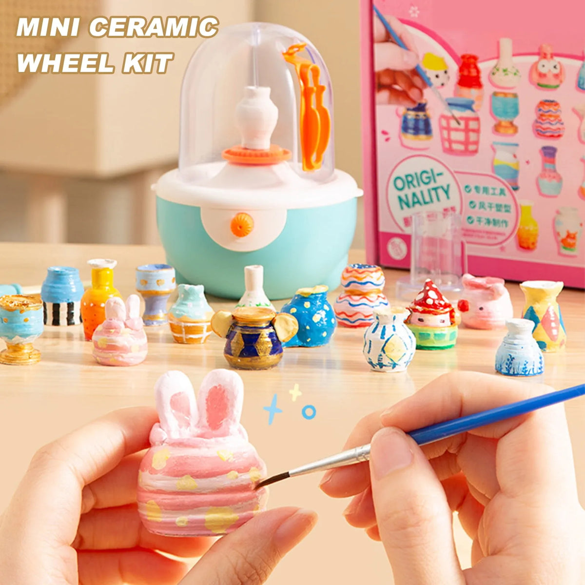 Kids Power Pottery Wheel Toy Electric
