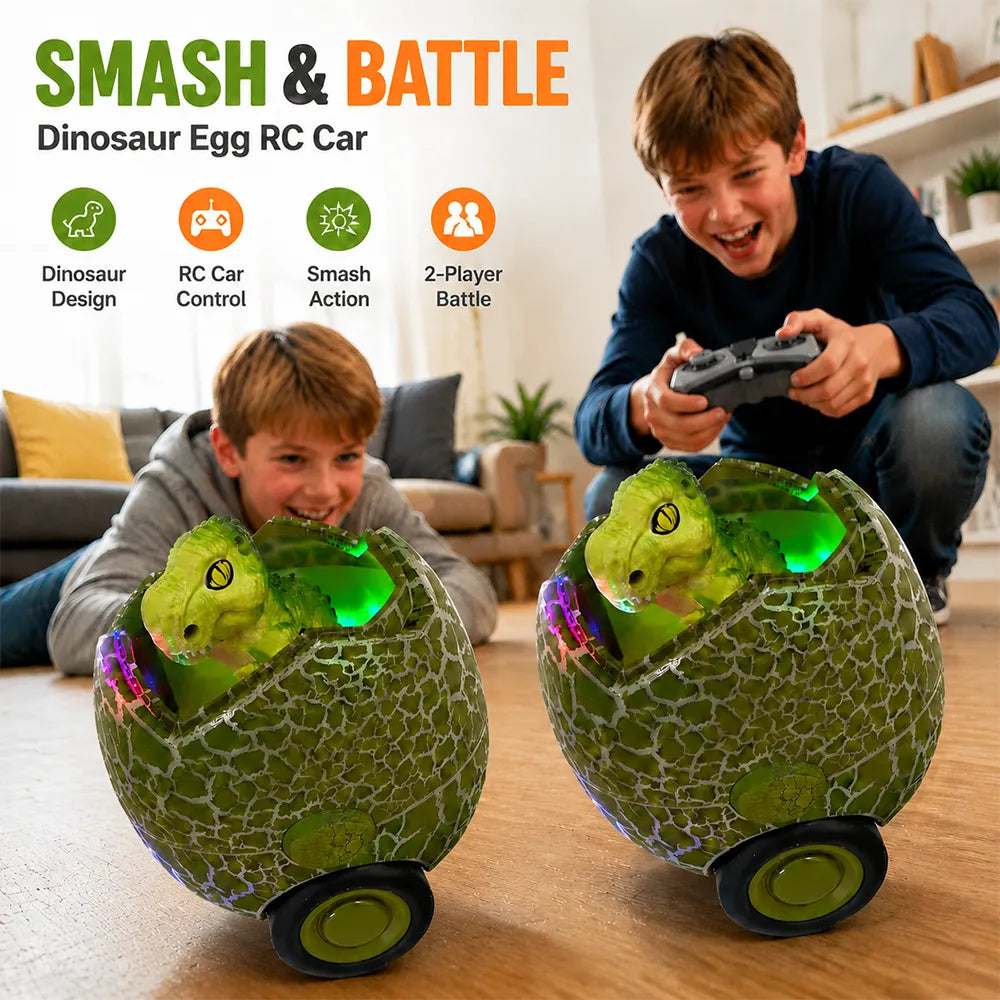 🦖 Giant Dinosaur Egg Remote Control Battle Car