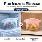 🏠Healthy silicone resealable storage bag🍴