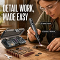 6-Speed Cordless Rotary Tool Kit with Digital Display