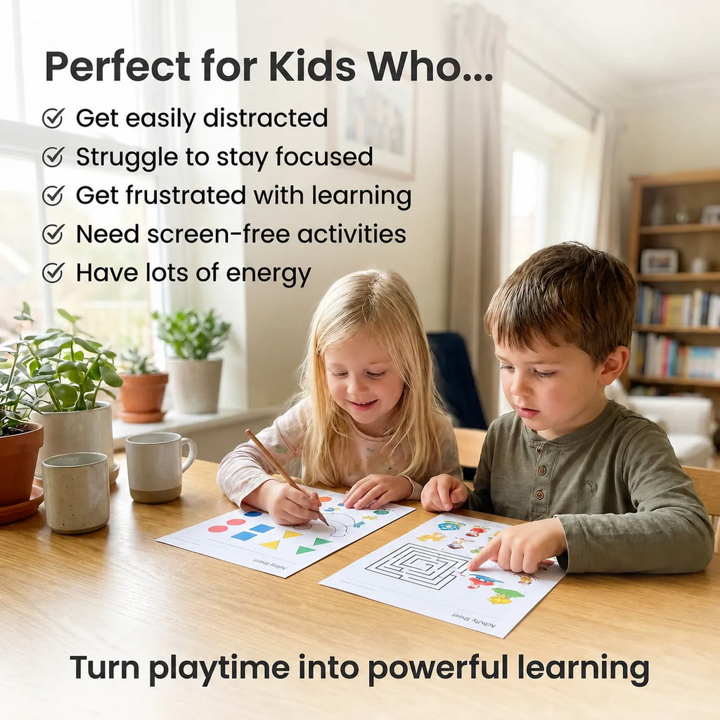 FocusQuest 100+ Screen-Free Learning Activities