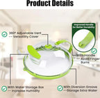 🍽️ Microwave Splatter Cover with Steam Vent