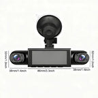 🚗4-Channel 1080P Dash Camera with Front, Rear, Left & Right Recording