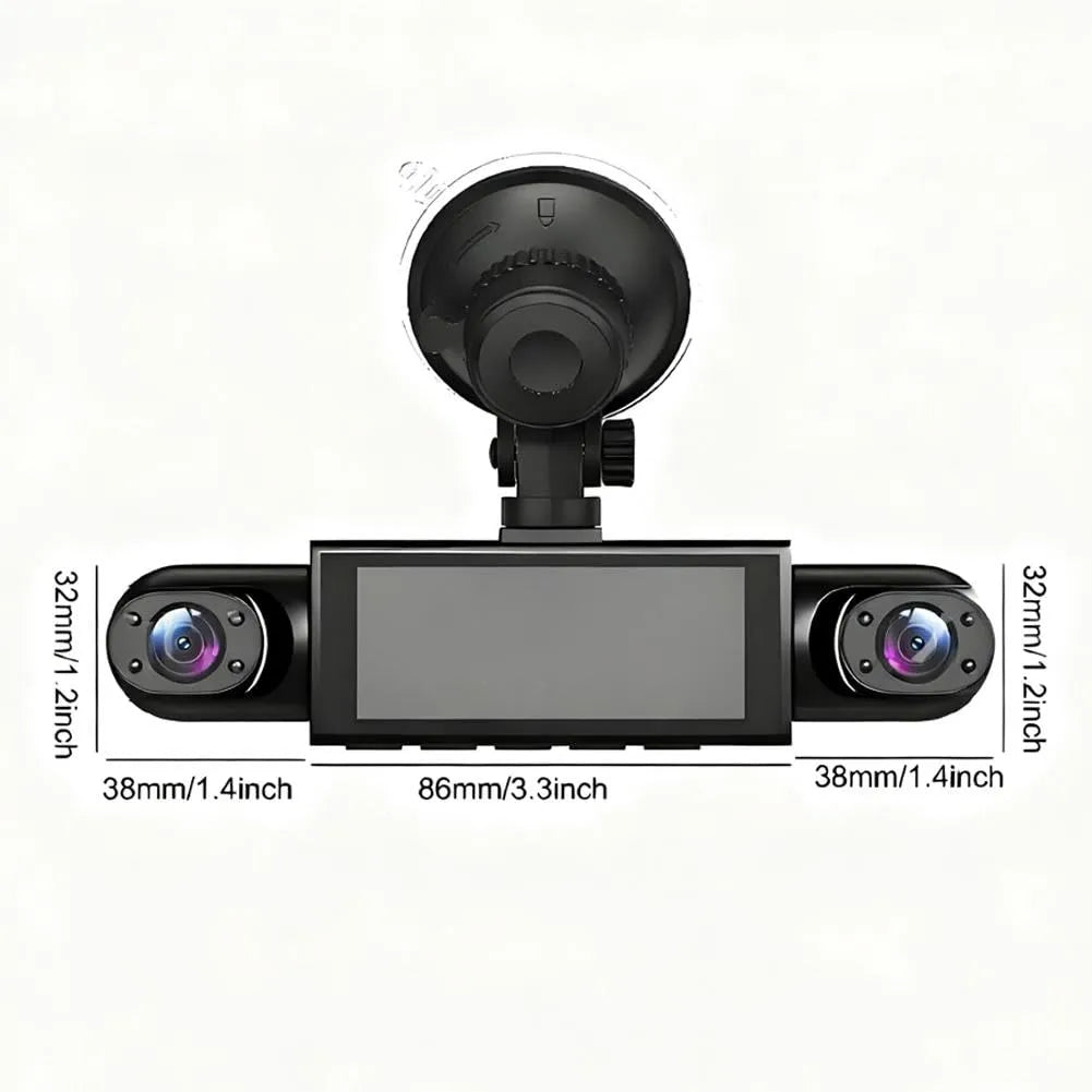 🚗4-Channel 1080P Dash Camera with Front, Rear, Left & Right Recording