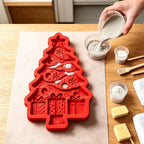 DIY Christmas Tree Silicone Mold for Paint-Your-Own Holiday Crafts