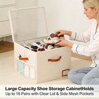 👟Large capacity shoe cabinet storage box