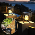 Solar-Powered Outdoor Wall Light with Motion Sensor