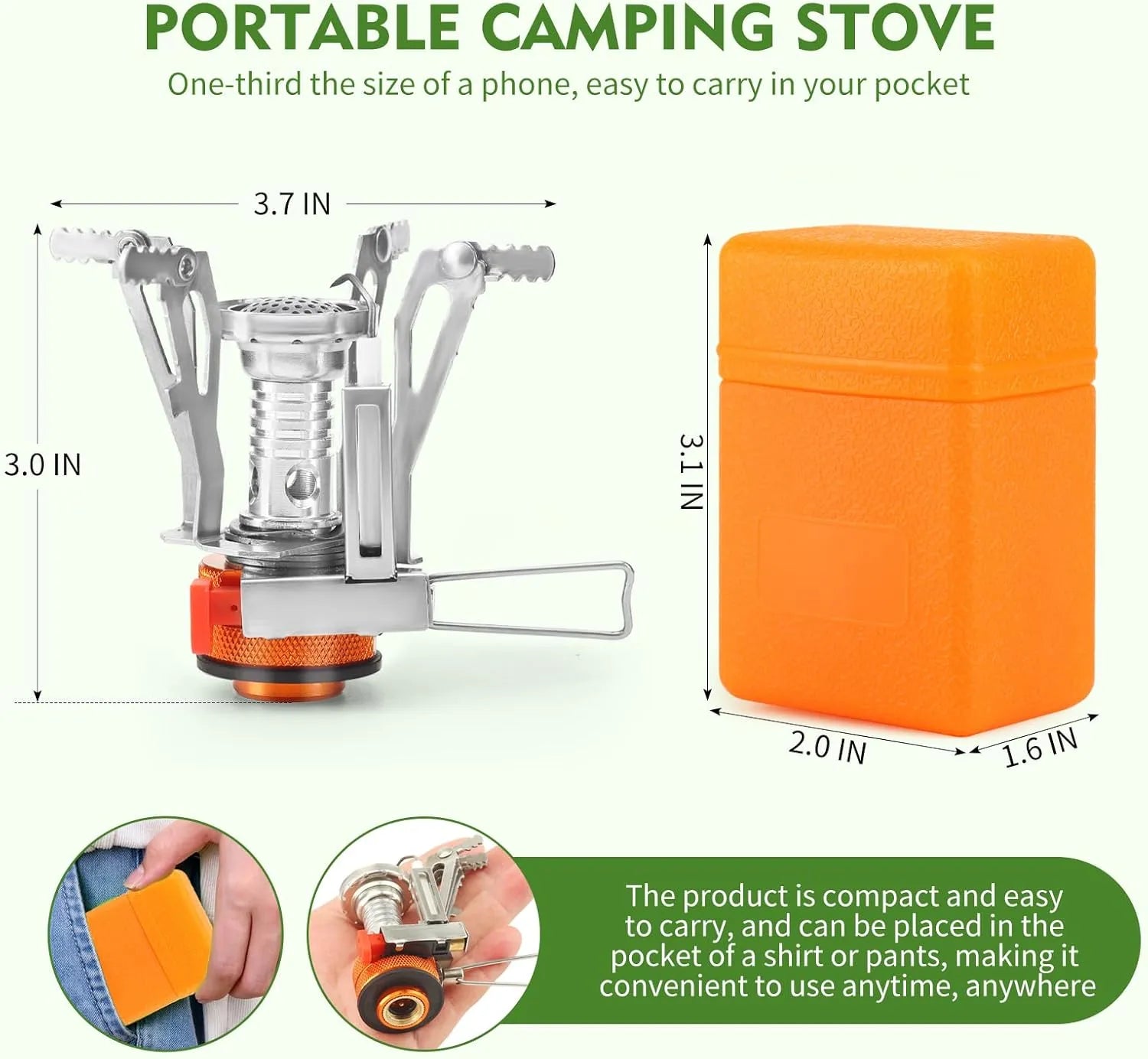 Compact and Powerful Portable Camping Stove