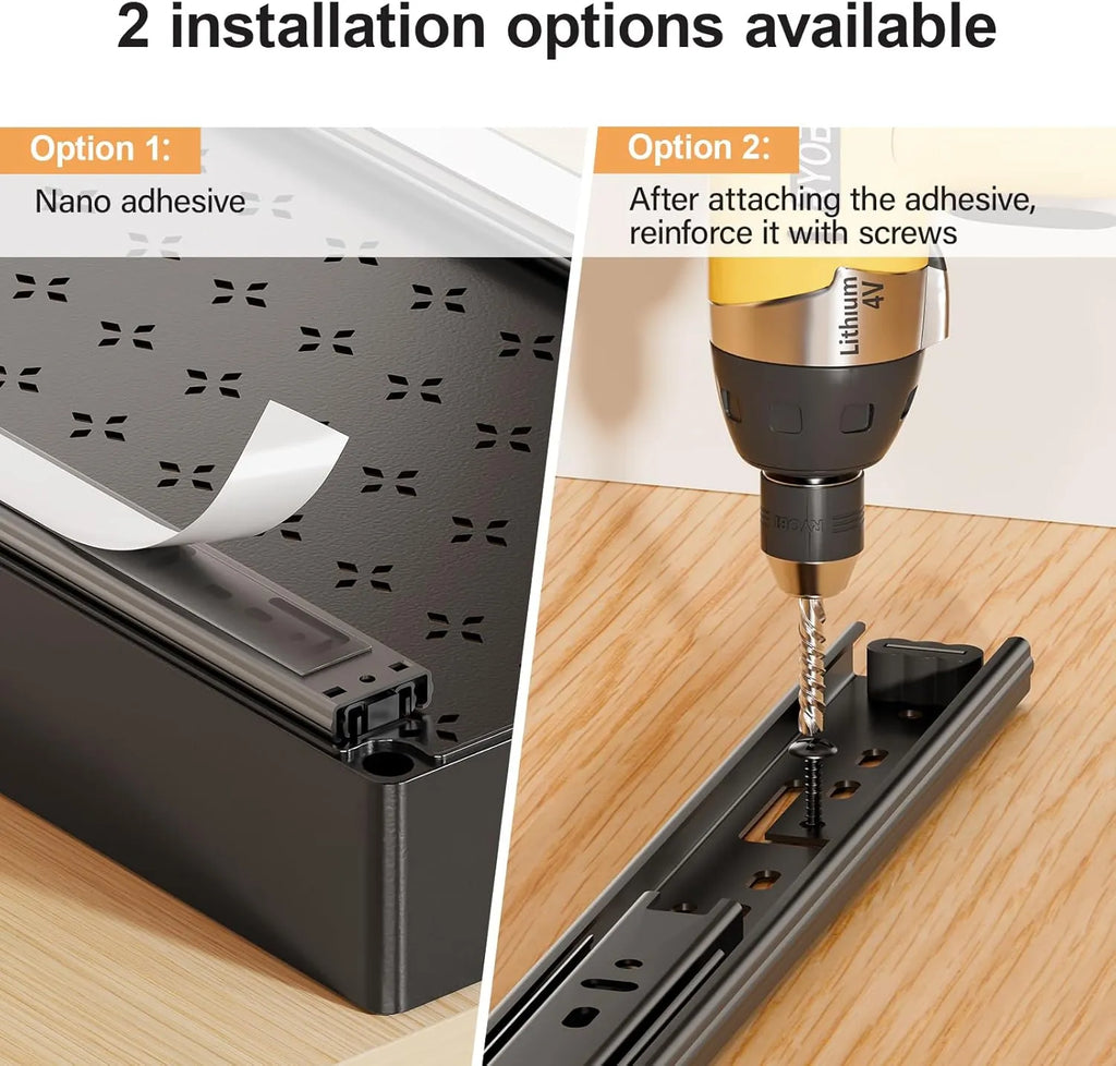 ✨ Pull-Out Cabinet Organizer System