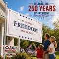 🇺🇸 Freedom 250 Years American Flag – 1776–2026 Patriotic Outdoor Banner
