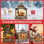 Christmas Musical Swirling Snow Lantern