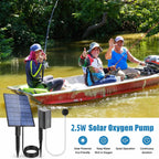 ☀️ Solar Powered Pond Aerator Pump (2.5W Direct Drive)