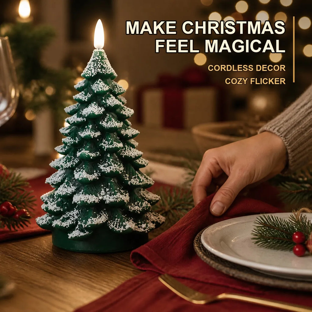 Christmas Tree Flameless LED Candle