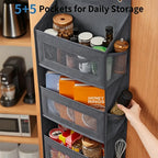 🚪 Door-mounted hanging storage organizer bags
