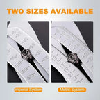 Portable Precise Thread Size Checker Keychain