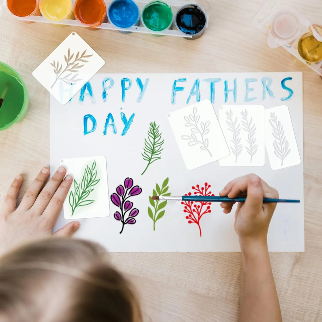 Leaf stencils for crafts