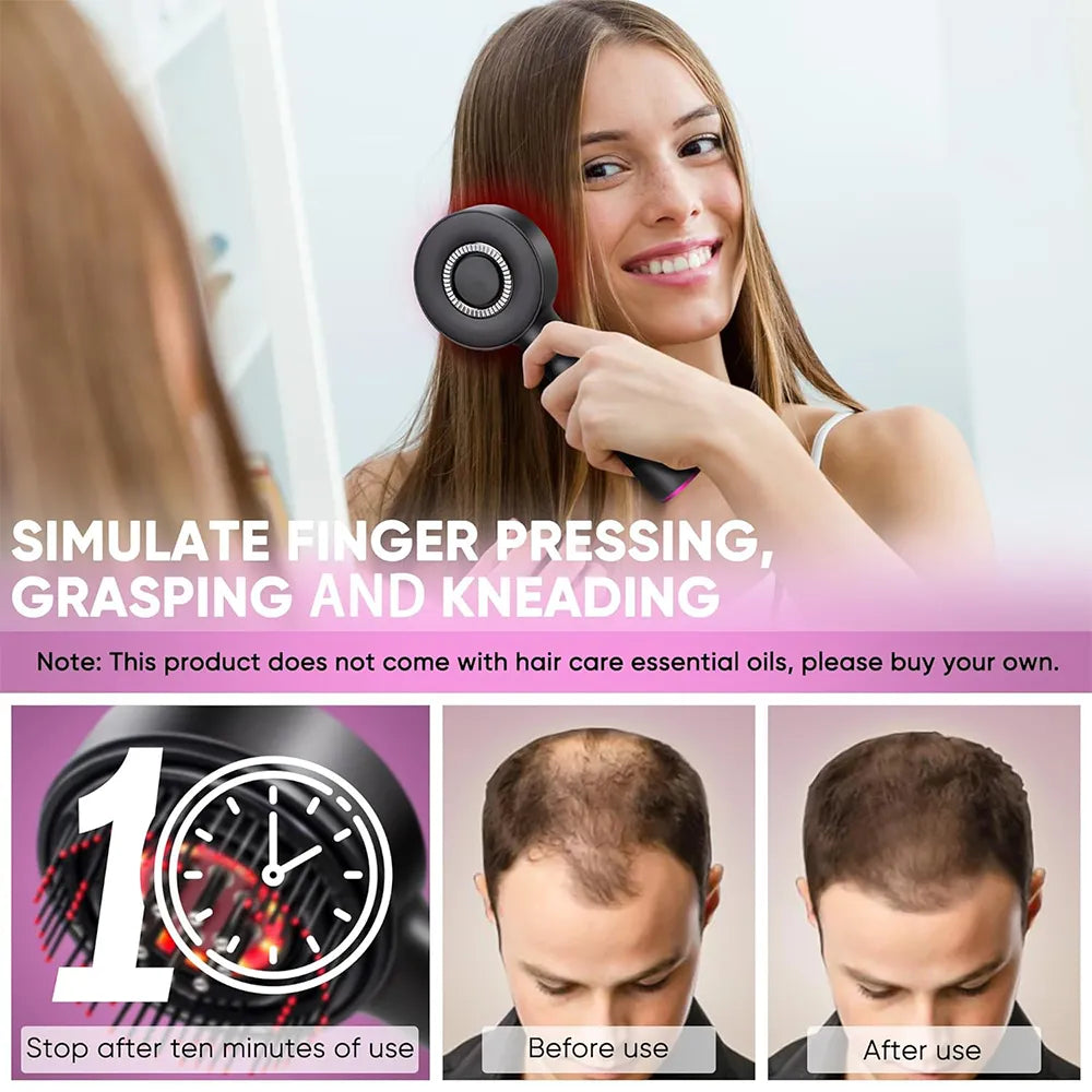 💆‍♀️ 3 in 1 Scalp Massager Hair Growth Hair Oil Applicator