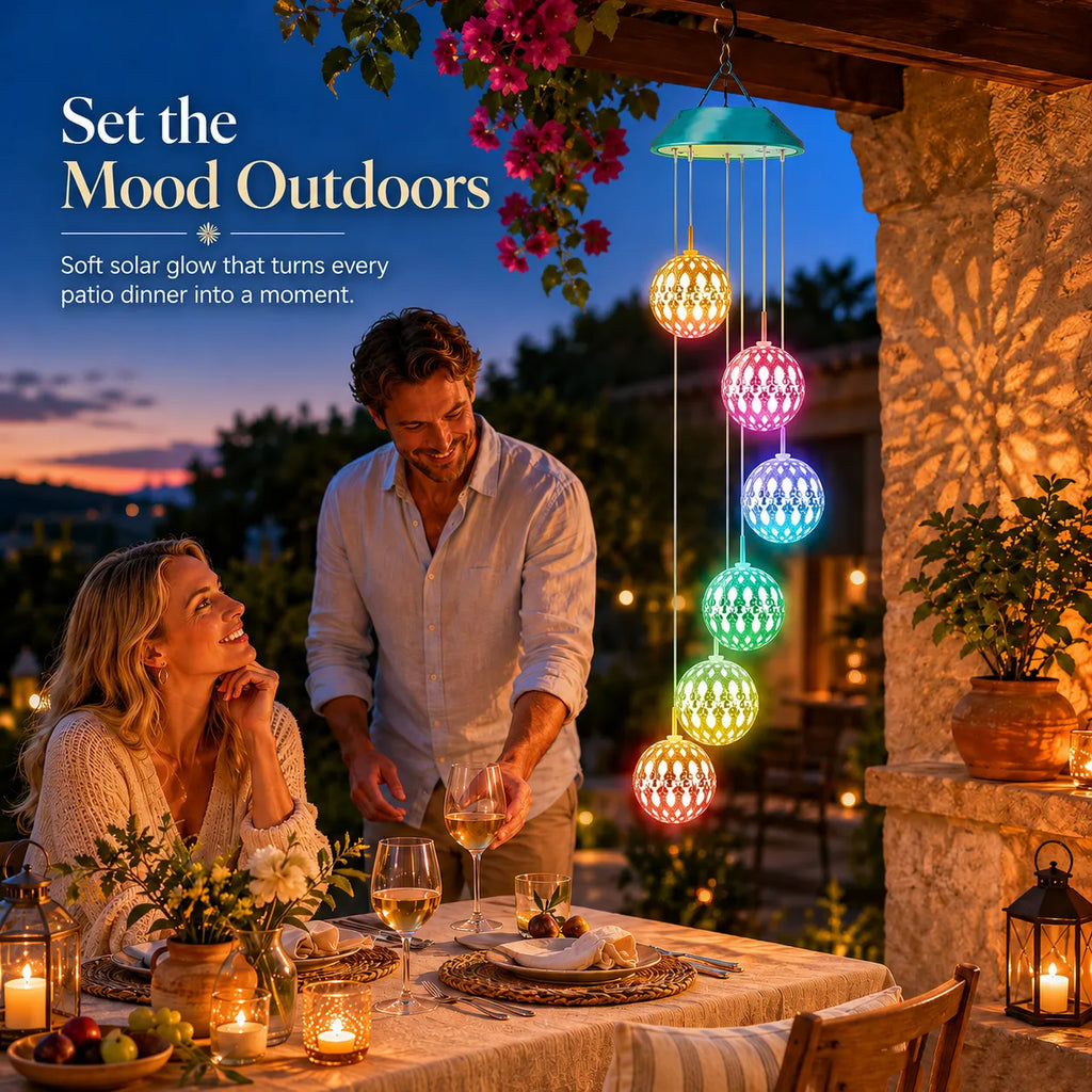 ✨ Moroccan-Style Solar Globe Gift