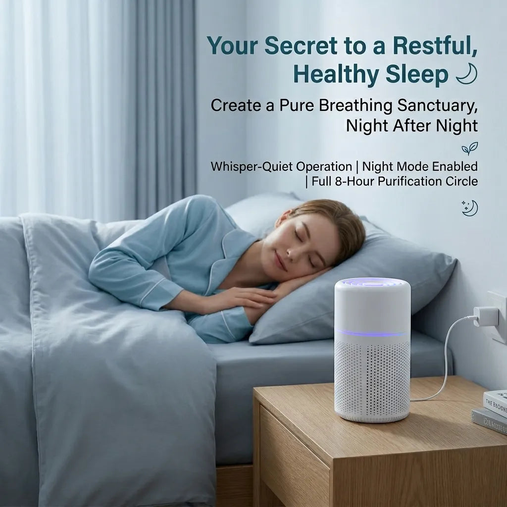 🌬️USB Compact Desktop Air Purifier — Clean Air Anywhere You Go
