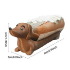 Funny Dachshund Hot Dog Serving Tray – Cute Sausage Dog Snack Holder