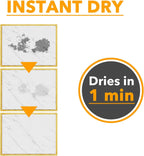Stone Drying Mat for Kitchen Counter, Bamboo Rack Dish Pad