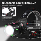 🔋 Rechargeable LED Headlamp – Powerful & Waterproof Adjustable Headlamp for All Your Adventures 🌧️