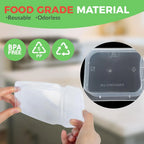 🥨 Double Compartment  Snack Containers with Lids