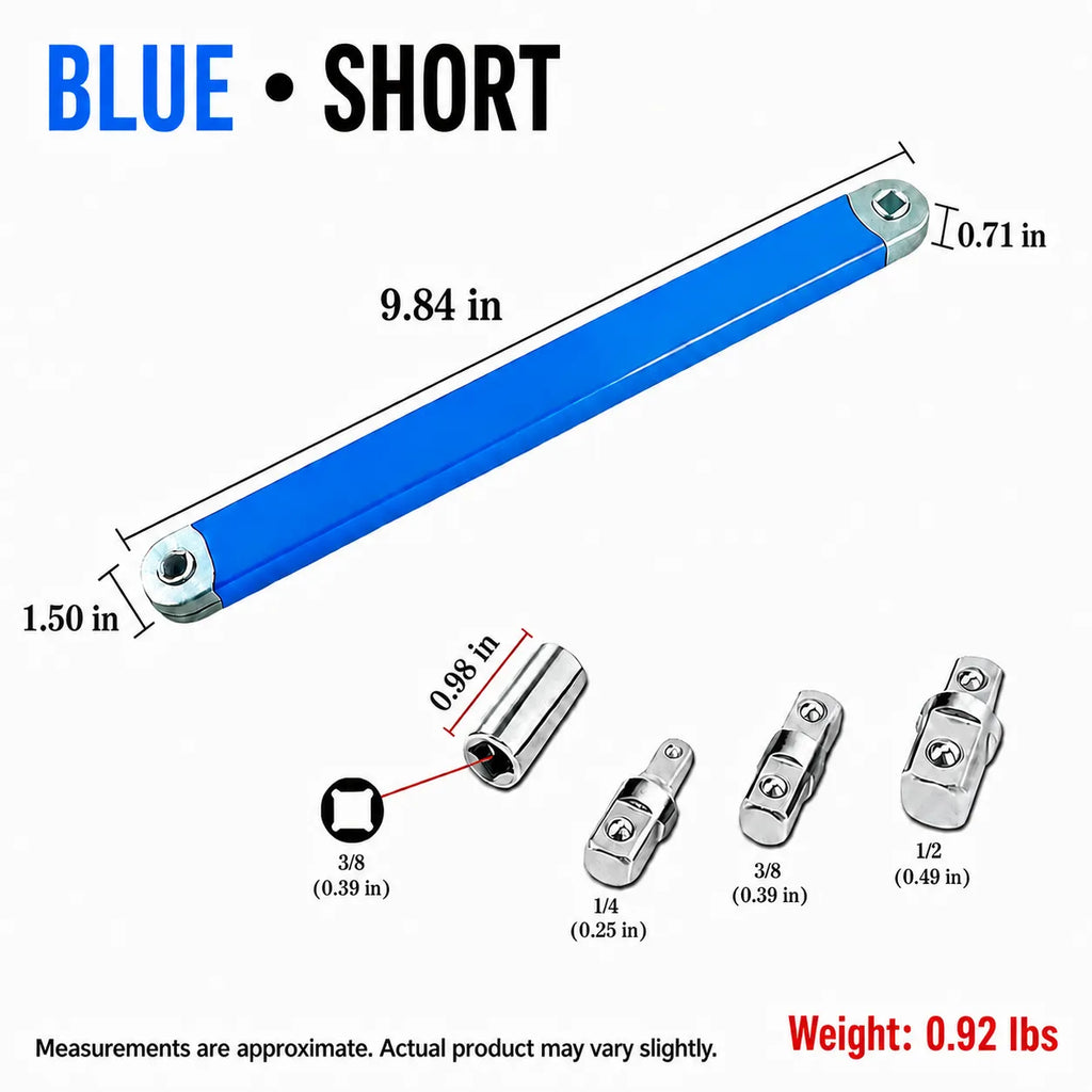 Tight-Reach Offset Ratchet Extension Wrench Kit