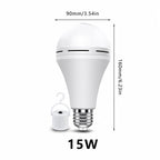 15W Rechargeable Emergency Light Bulb with Switch Hook