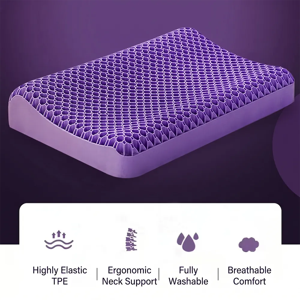 💜 Cooling Honeycomb Gel Pillow