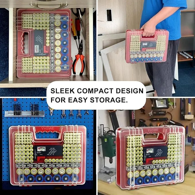 Capacity Storage Case with Tester (Red)