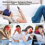 Multifunctional Gel Head & Eye Therapy Mask – Hot & Cold Relief for Migraines, Puffy Eyes, Sinus Pressure & Stress