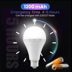 💡 Rechargeable Emergency Light Bulb Set
