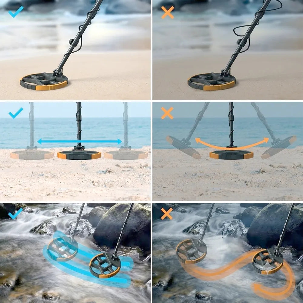 🔎 Waterproof Metal Detector for Adults & Kids – Treasure Hunting Adventure Kit 🏆🌊